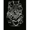 Акриловый светильник-ночник Фейри Тейл (Fairy Tail) белый tty-n000867